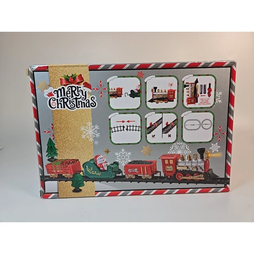 Classical Simulation Steam Train w/  Smoke 26 Piece Christmas *NEW*
